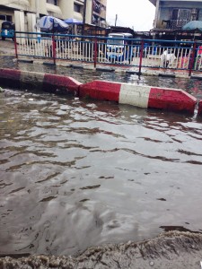 This is how the new Eherhen Junction looks like whenever it rains