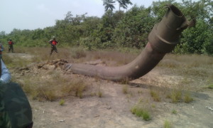 One of pipelines blown up by suspected militants