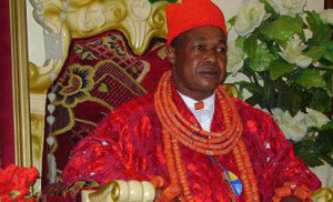 His Royal Majesty, Pere Charles Ayemi-Botu (JP), OFR, Paramount ruler of Seimbiri kingdom.