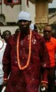 His Royal Majesty Pere Williams Naira Ogoba, the newly selected traditional ruler of Gbaramatu Kingdom. 