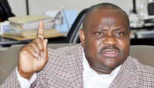 Governor Nyesom Wike of RibeRivers State. 