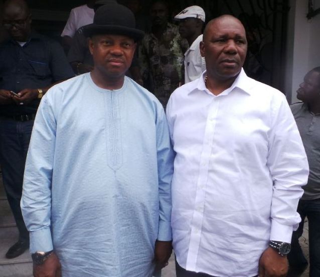 L - r; Brigadier General P.T. Boroh‎, Special Adviser to the President on Niger Delta and Coordinator of the Niger Delta Amnesty Programme and Barr Kingsey Otuaro, ‎Deputy Governor Delta State 