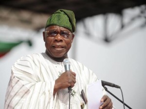 Former President Olusegun Obasanjo. 