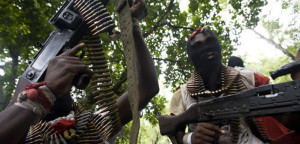 Niger Delta militants. 