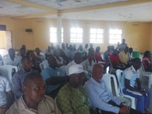 Full view of participants during the meeting in Kpor in Gokana LGA. 