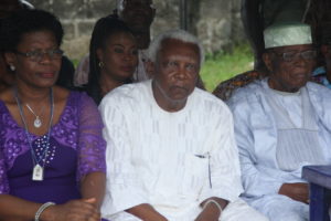 L-R; Dr. (Mrs.) Veronica Ogbuagu, Dr. Alex Ideh and Senator Francis Spanner Okpozo, during the occasion of the inauguration of Delta State APC caretaker committee by factional APC leaders and elders in Ozoro, Isoko North Local Government Area of Delta State on Tuesday. 