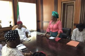 Abraka Community Visit Governor Ifeanyi Okowa