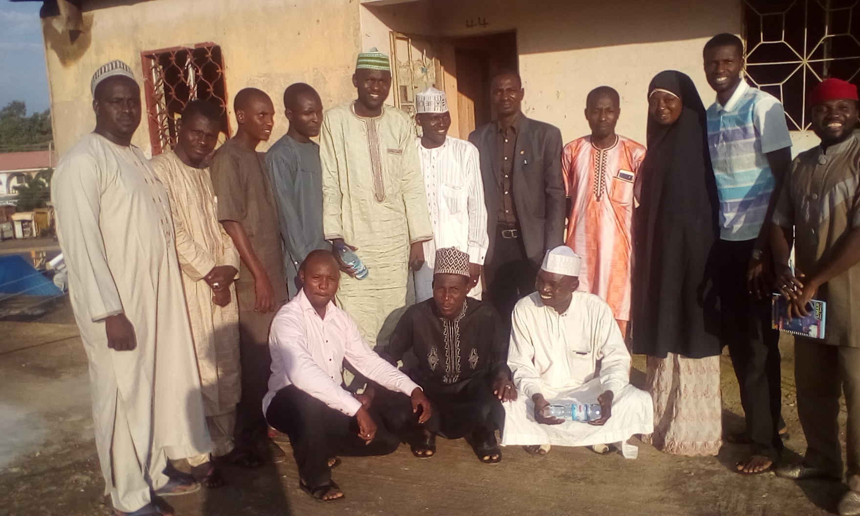 Decamped Atikulated members with Chairman Atiku Care Foundation Kaduna State, Comrade Ibrahim Danfulani (5th left)