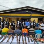 Police Parades 52 Suspects, Recovers Several Weapons In Ughelli