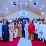 Governors, Top Government Functionaries, Traditional Rulers, Others Storm Asaba As Oborevwori’s Son, Innocent, Weds Tobore